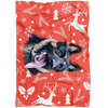Special Background Pet Print Fleece Blanket