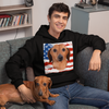 Independence Day Special Pet Print Men's Hoodie