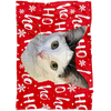Special Background Pet Print Fleece Blanket