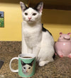 Custom Pet Print Coffee Mug Light Green