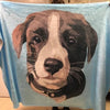 Blanket with dogs | pet blanket | blanket dog | dog portrait | dog printing | pet lovers | gifts for pet lovers