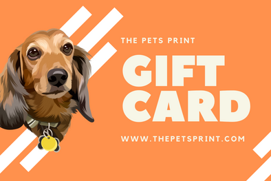 The Pets Print Gift Card