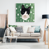 Christmas Special Custom Pet Print Canvas Green Tree