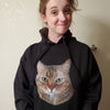 Women's Black Custom Pet Print Hoodie | Pet Print Hoodie