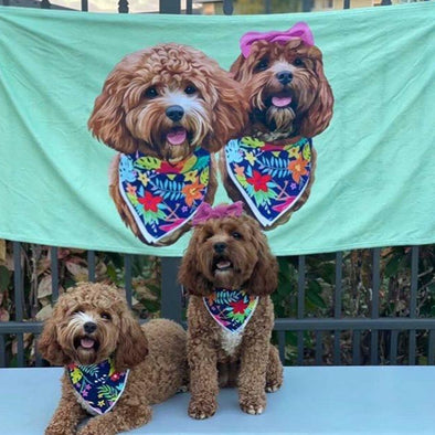 Custom Pet Print Beach Towel