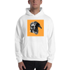 Men's White Custom Pet Print Hoodie