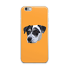 The Pets Print -dogs phone case - Orange Background