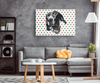 Christmas Special Custom Pet Print Rectangle Canvas Polka dots