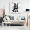 Christmas Special Custom Pet Print Canvas Polka dots