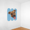 Custom Pet Print Wall Art Skateboards-Light Blue