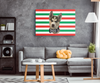 Christmas Special Custom Pet Print Rectangle Canvas Stripe