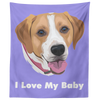 Custom Pet Print Tapestry