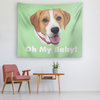 Custom Pet Print Tapestry