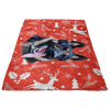 Special Background Pet Print Fleece Blanket