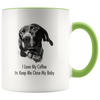 Custom Pet Print Accent Coffee Mug