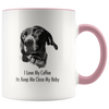 Custom Pet Print Accent Coffee Mug