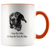 Custom Pet Print Accent Coffee Mug