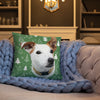 Special Background Custom Pet Print Throw Pillow