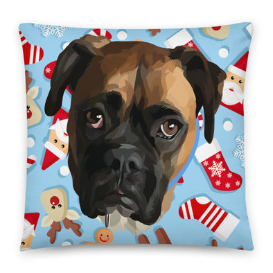 Special Background Custom Pet Print Throw Pillow