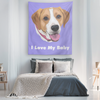 Custom Pet Print Tapestry