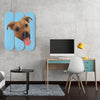 Custom Pet Print Wall Art Skateboards-Light Blue